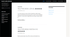 Desktop Screenshot of blacklapelreviews.com